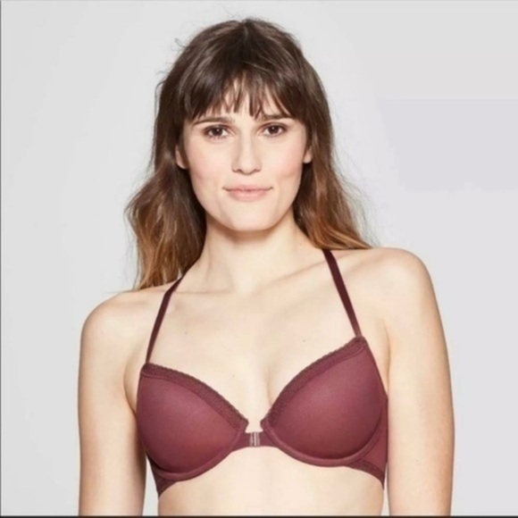 5/$25 Auden Bra 32c The Ace Demi Lightly Lined Racerback - Picture 1 of 3